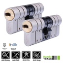 XBS 3* Federal Security Cylinder 50/50 Keyed PAIR