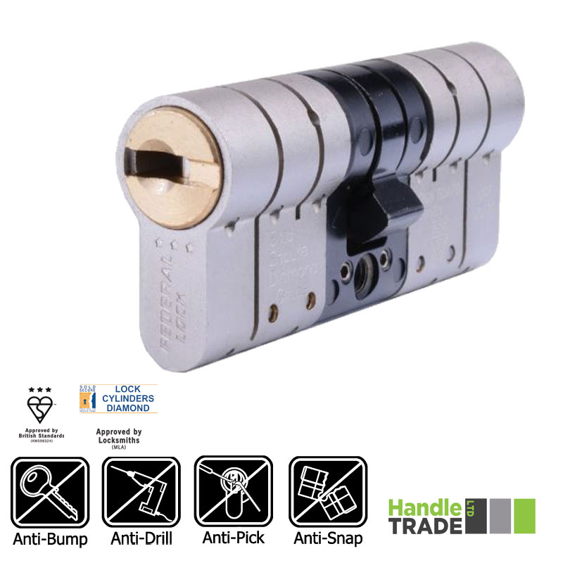 XBS 3* TS007 Security Cylinder 30/35